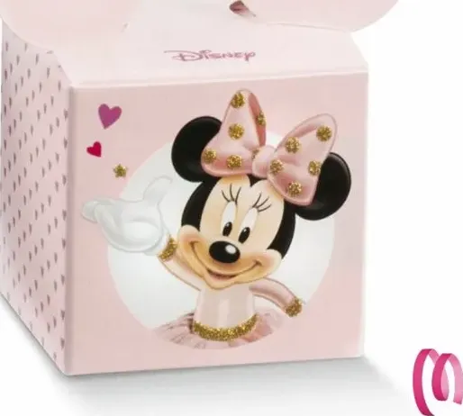 Bomboniera scatolina Minnie Disney 68193 Minnie Cubo