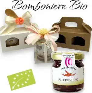 Bomboniera Vasetto Salsa Dolce di Peperoncino Confezionato