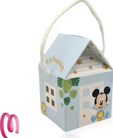 Bomboniera Mickey Mouse casetta Disney