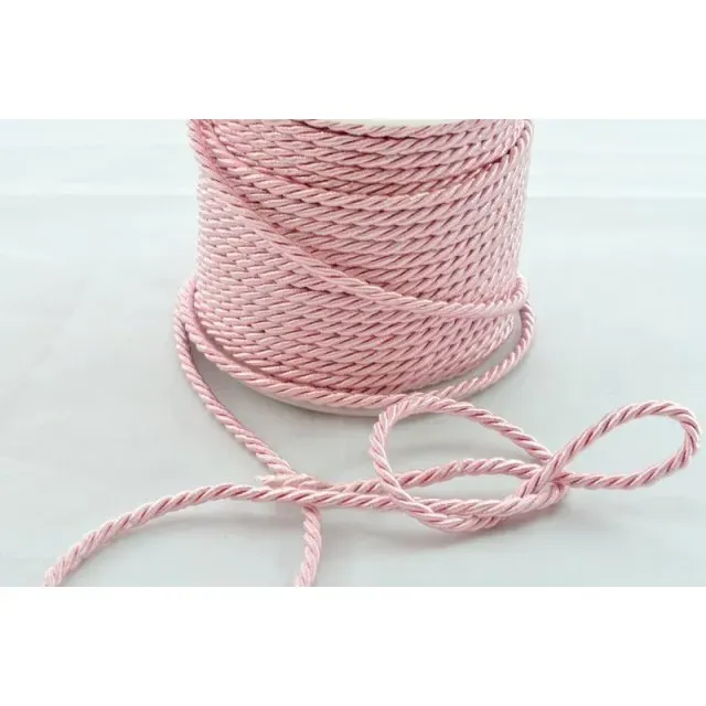 NASTRO CORDONCINO Diametro 3 mm X 25 MT ROSA