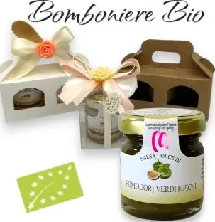 Bomboniera Vasetto Salsa Dolce Pomodori verdi e Fichi Confezionato