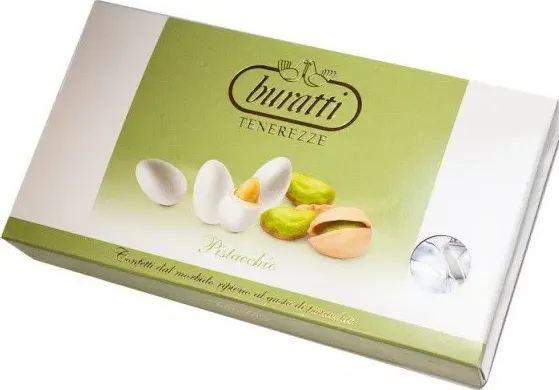 Confetti Buratti Tenerezze al Pistacchio confezione 1 kg