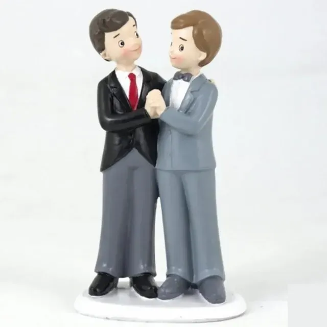 LGBT cake topper sposi Gay