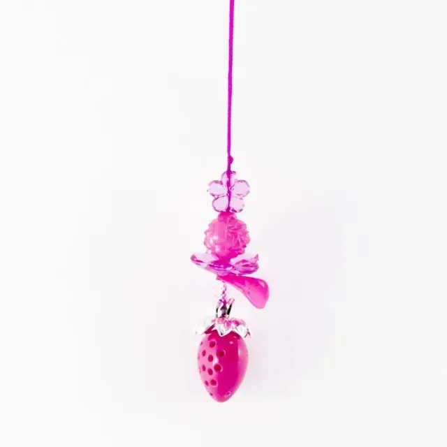 CHARM PENDENTE FRAGOLA CONF. DA 12 PZ FUXIA