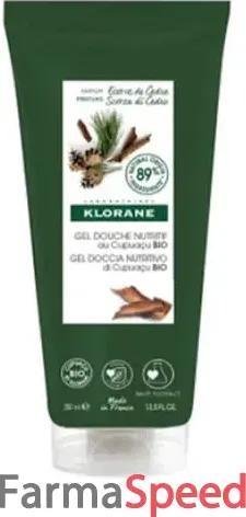 Klorane gel doccia scorza di cedro 200 ml