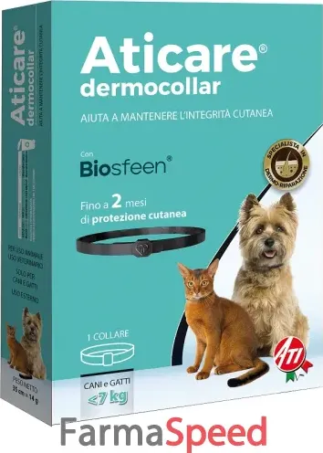 Aticare dermocollar cani piccoli e gatti con peso inferiore a 7 kg