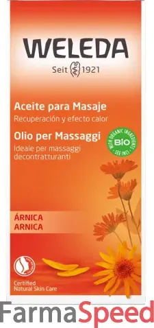 Olio massaggi arnica 200 ml