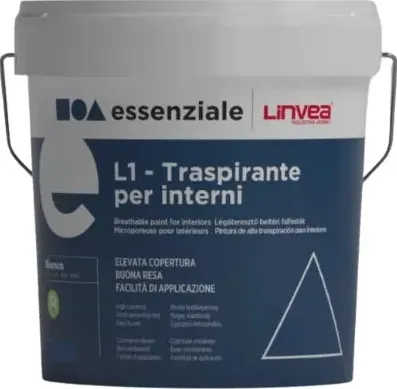 L1 essenziale 5 lt pittura traspirante linvea | iaia distribuzione