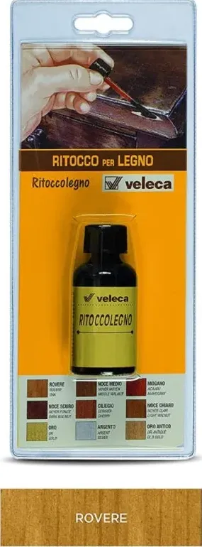 Ritocco legno rovere con pennellino veleca | iaia distribuzione