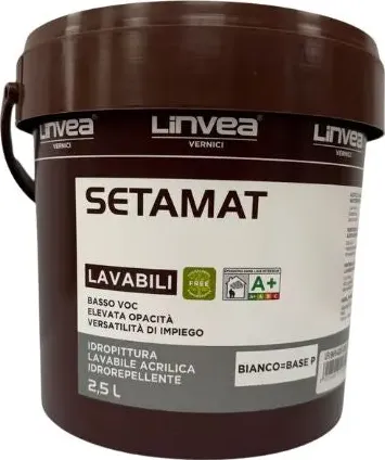 Setamat linvea pittura lavabile acrilica opaca: versatilità e performance