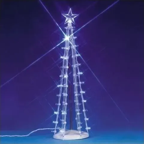 Albero illuminato luci blu | iaia distribuzione