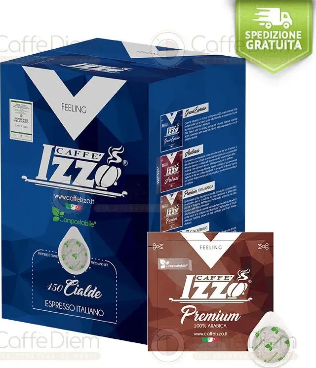 Offerta cialde caffe izzo premium 100% arabica