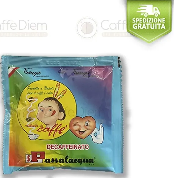 Cialde caffè passalacqua deup dek decaffeinato