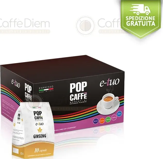 Capsule compatibili fior fiore coop pop caffe ginseng 48