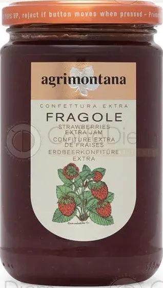 Marmellata agrimontana extra fragole