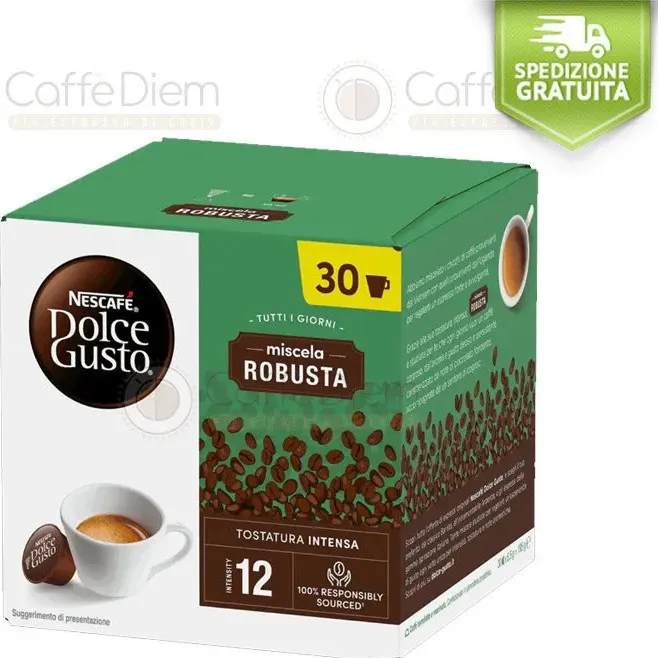 180 capsule nescafè dolce gusto espresso robusta originali