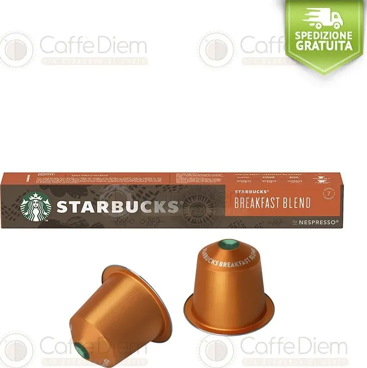 Starbucks capsule nespresso breakfast blend 120