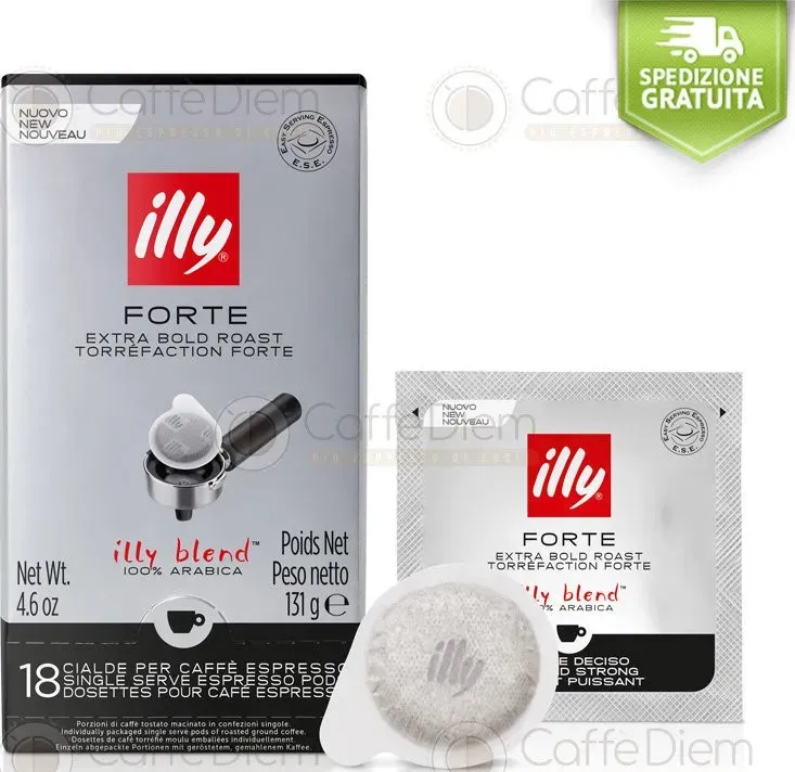 Cialde illy 108 tostato forte