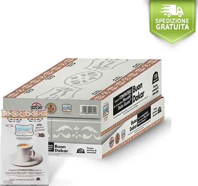 Toda caffè dakar capsule compatibili nescafè dolce gusto