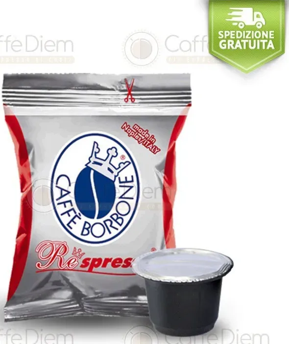 capsule caffè borbone compatibili nespresso miscela red offerta 200 di caffediem.it