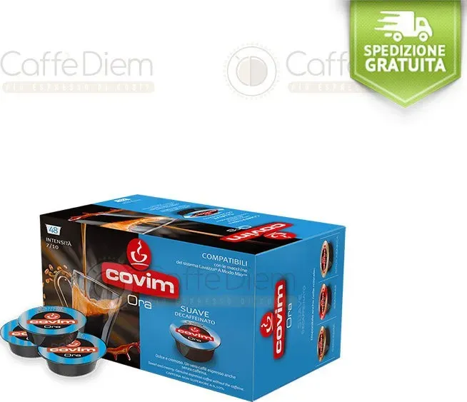 Covim 192 capsule compatibili lavazza a modo mio decaffeinato