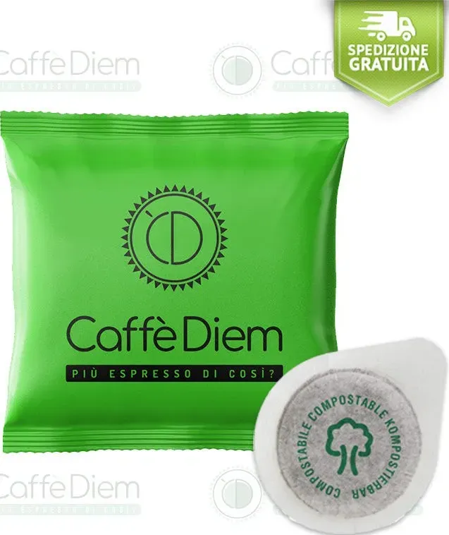 Offerta 450 cialde caffè diem dek decaffeinato da 8 grammi