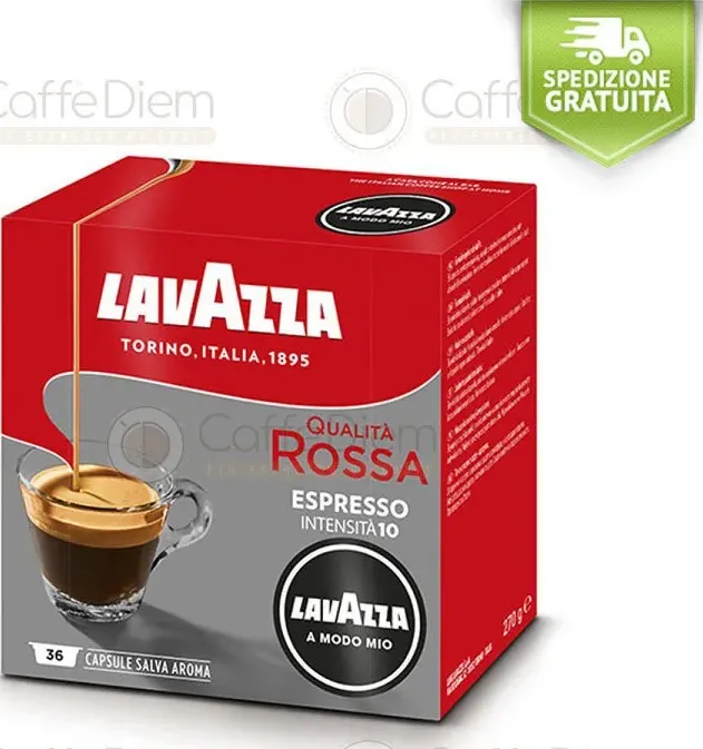 Qualità rossa lavazza a modo mio capsule e cialde offerta 180