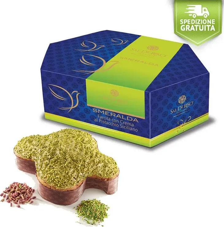 Colomba sal de riso smeralda - al pistacchio