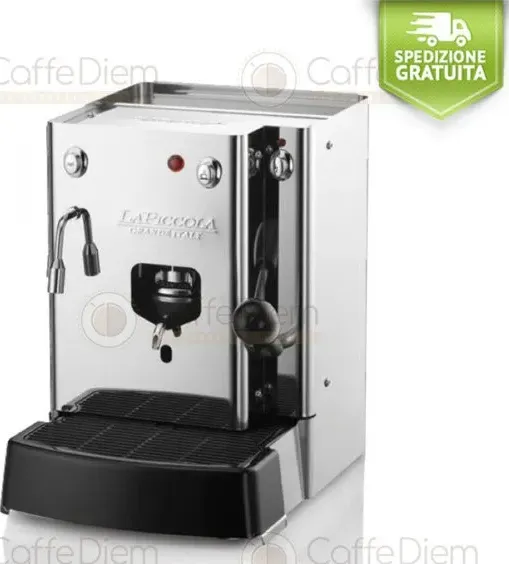 Macchina caffè la piccola sara acqua total inox cialda ese