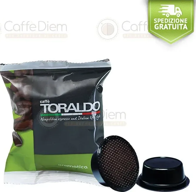 200 caffè toraldo capsule compatibili lavazza a modo mio aromatica