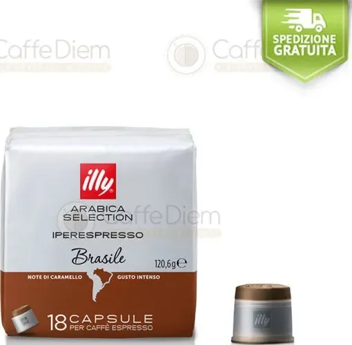 Capsule illy iperespresso 108 caffè brasile