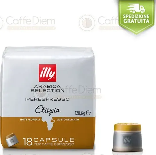 Capsule illy iperespresso 108 caffè etiopia