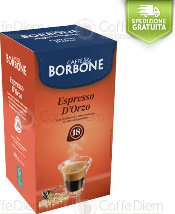 Cialde borbone orzo box 18 cialde