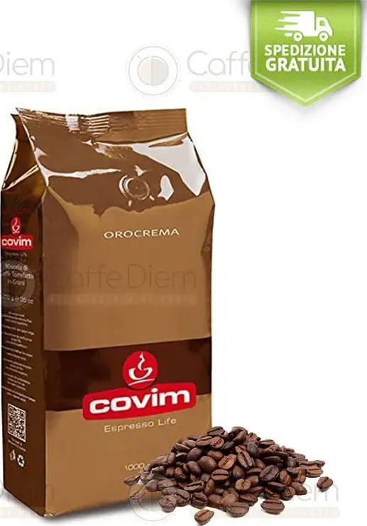 caffè in grani covim 12 kg orocrema offerta di caffediem.it