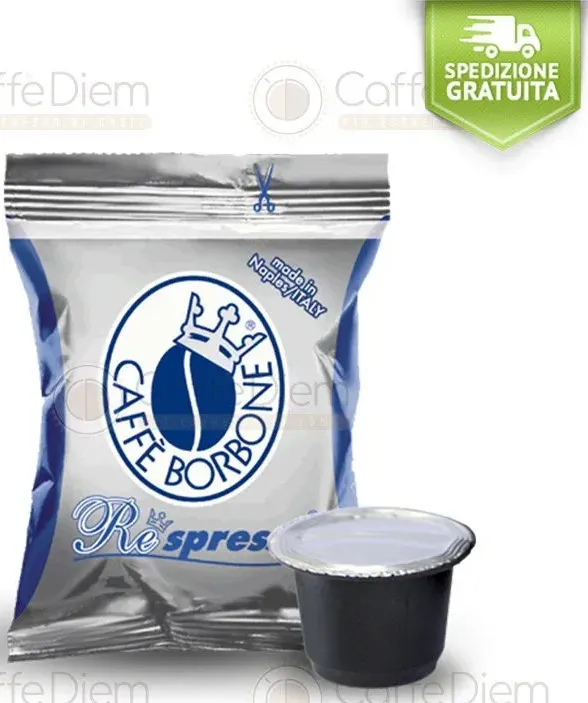 capsule caffè borbone compatibili nespresso miscela blu offerta 600 di caffediem.it