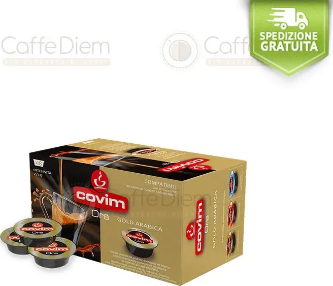 covim 96 capsule compatibili lavazza a modo mio gold arabica di caffediem.it