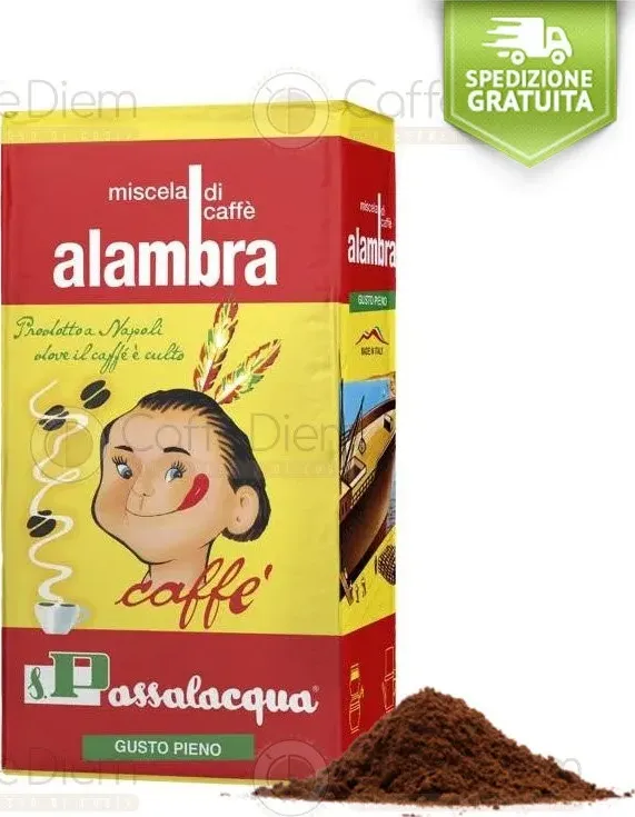 caffè moka passalacqua macinato alambra 1 kg di caffediem.it
