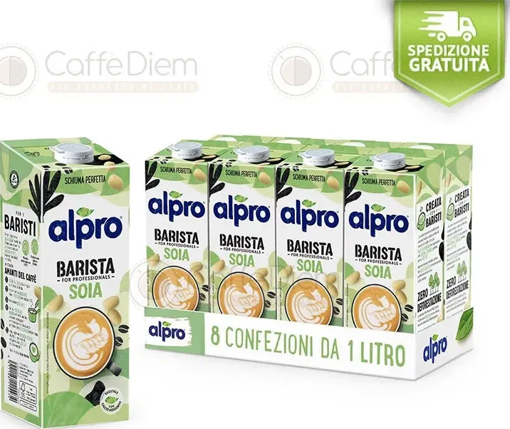 Alpro barista soia 16 confezioni da 1 litro