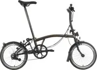 "Brompton Folding C-Line Explore 6V Black Lacquer - Bicicletta Pieghevole TU"