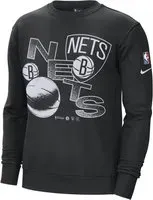 "Nike Felpa Nba Brooklyn Crew Fcl Nero Uomo XL"