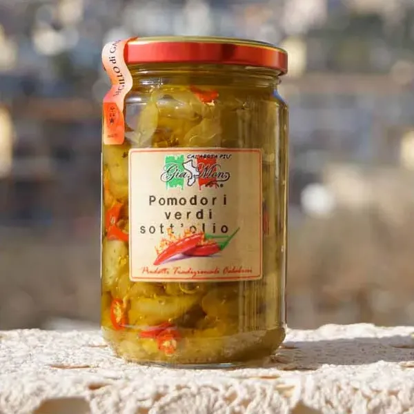 Pomodori verdi sottoolio alla calabrese: gusto autentico e salute