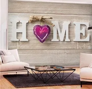 Fotomurale adesivo  Home Heart (Violet)