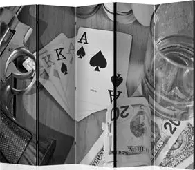 Paravento  Cards: black and white II [Room Dividers]