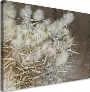 Quadro su tela, Cane Boho Grass