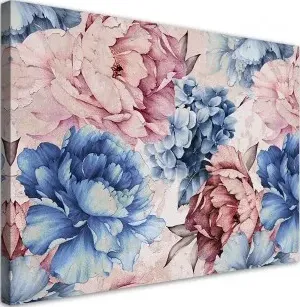 Quadro su tela, Peonie pastello