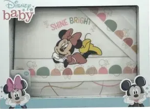 Lenzuola culla Minnie shine bright neonato Disney