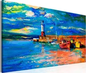 Quadro  Seaside Landscape: The Lighthouse