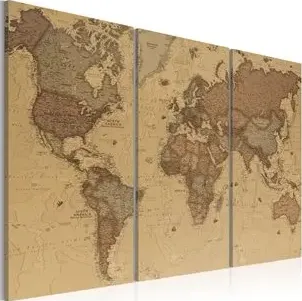 Quadro Stylish World Map