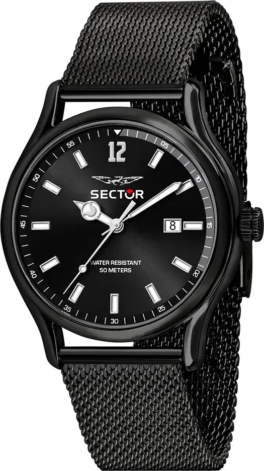 "Orologio SECTOR uomo 660 datario acciaio nero Limited Edition"