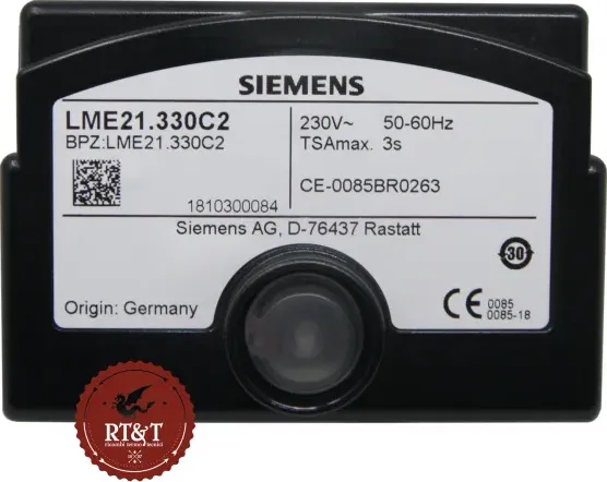 Scheda apparecchiatura Siemens LME21.330C2 per bruciatori a gas di ricambipercaldaie.it